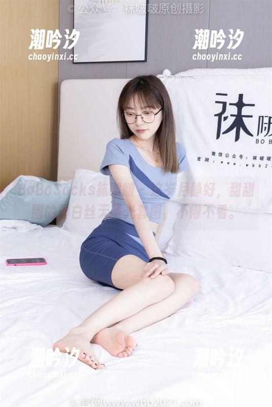 BoBoSocks袜啵啵 - 这岁月静好，甜甜圈的厚白丝无圣光套图，不得不看。