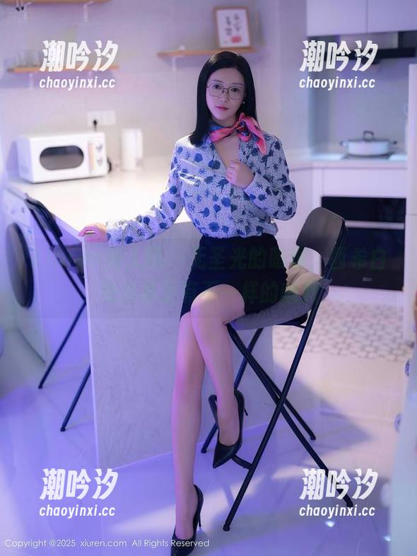 Xiuren秀人网 - 无圣光的眼镜，西希白兔合集里有不一样的幽默