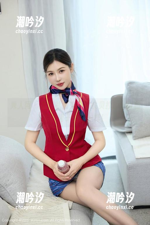 秀人网 - 最新礼服来了，余贝拉bella和她的裙子赛跑一样！